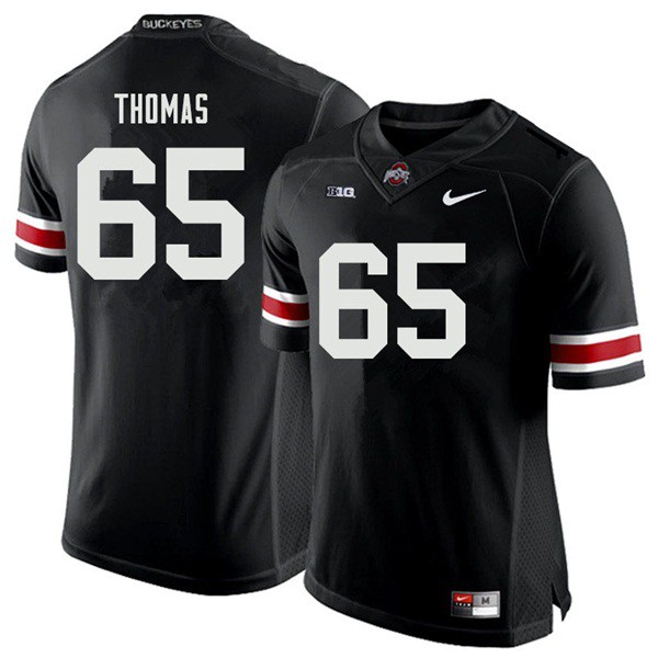 Ohio State Buckeyes #65 Phillip Thomas Men High School Jersey Black OSU53698